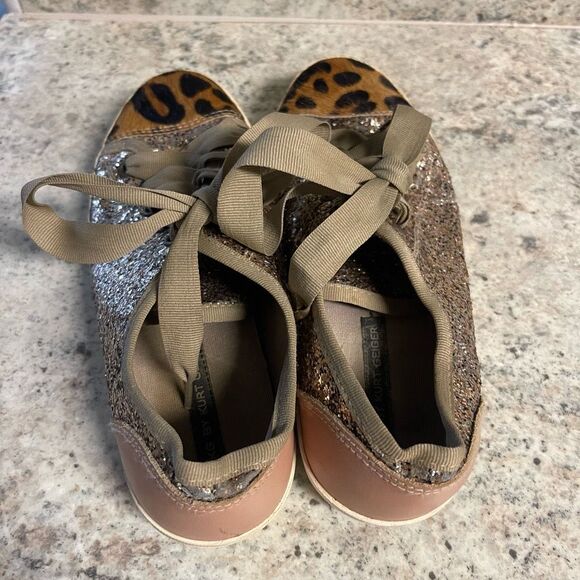 Kurt Geiger leopard sparkle sneakers - Picture 5 of 10